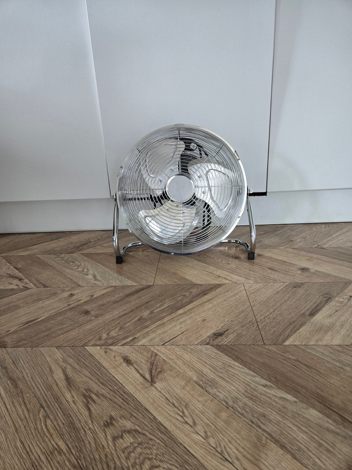 Hema ventilator 70 watt metaal gebruikt floor van, Ophalen, Gebruikt, Vloerventilator