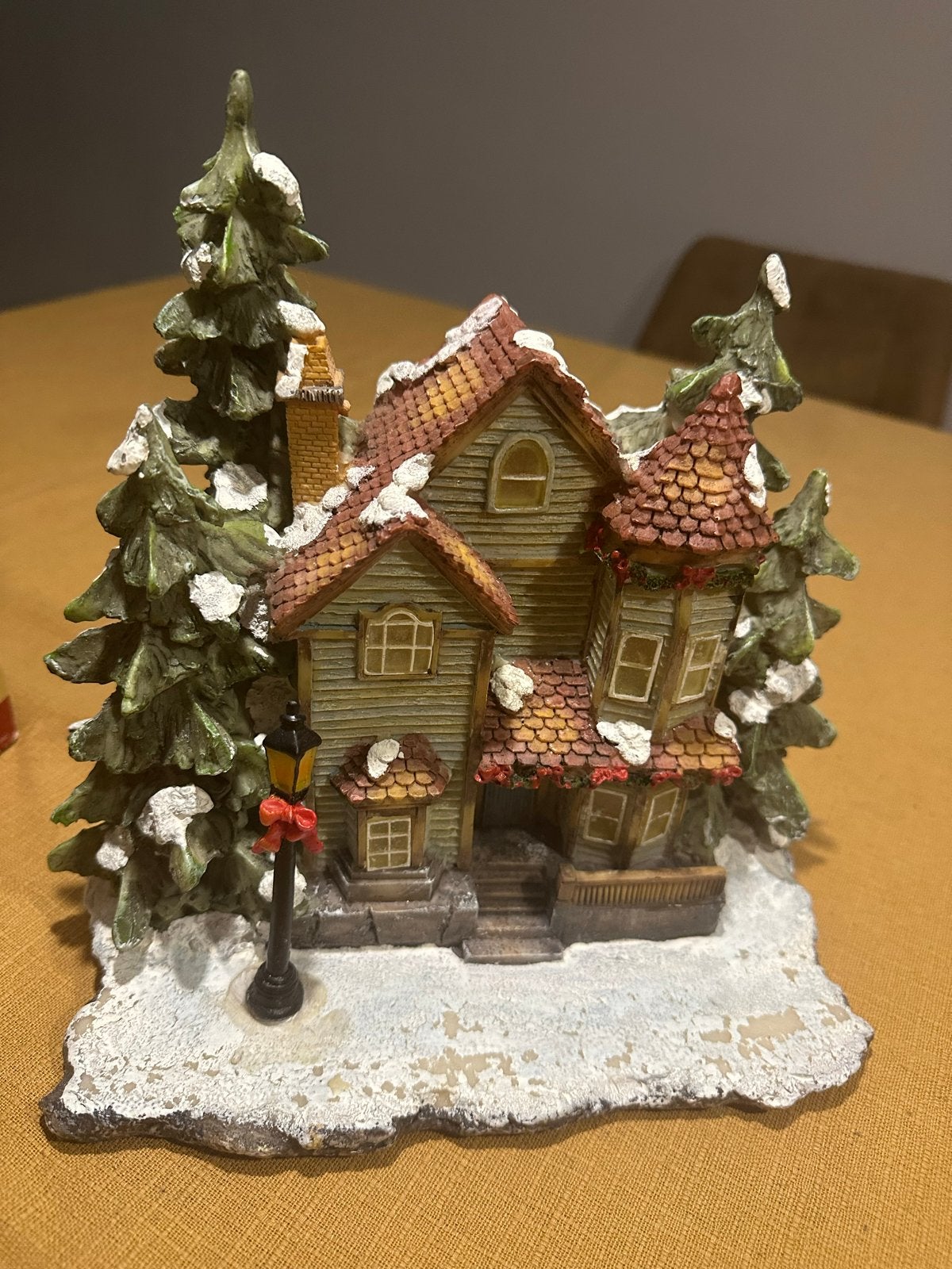 Kersttafereel Kersthuisje., Diversen, Kerst, Ophalen of Verzenden, Gebruikt