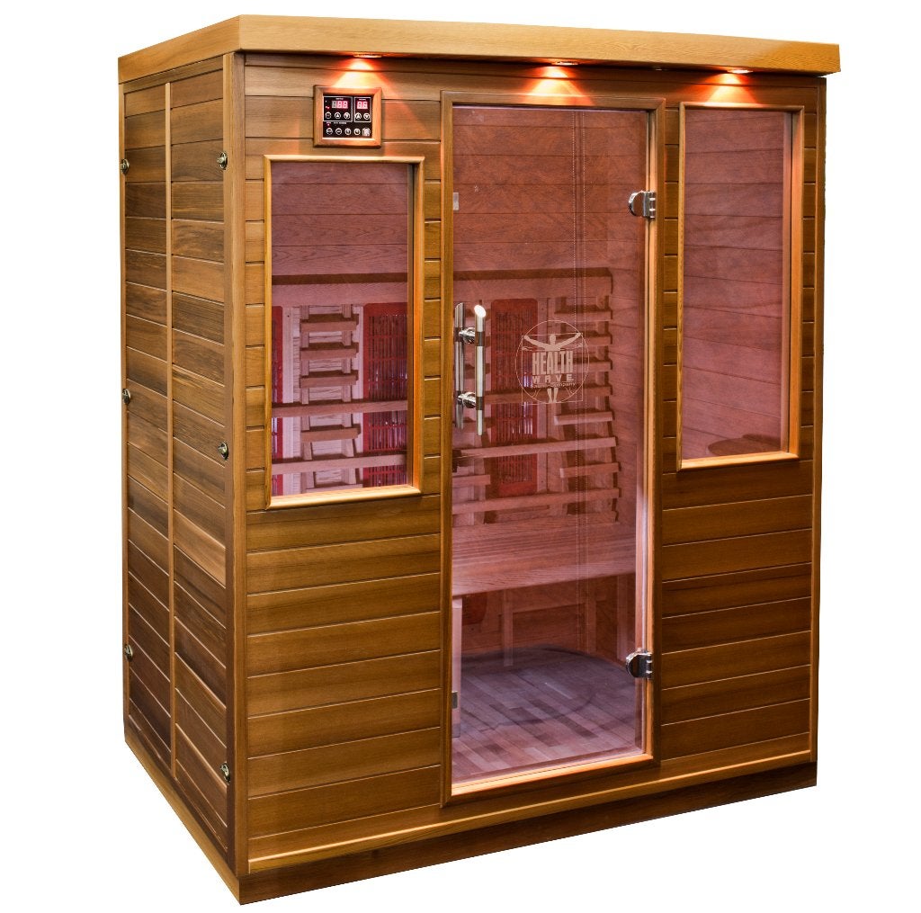 3 persoons Health-Wave infraroordsauna., Ophalen of Verzenden, Gebruikt, Infrarood, Complete sauna