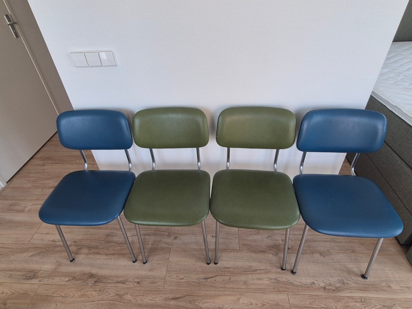 retro stoeltjes, Ophalen, Overige kleuren, Vintage, Retro, Vier