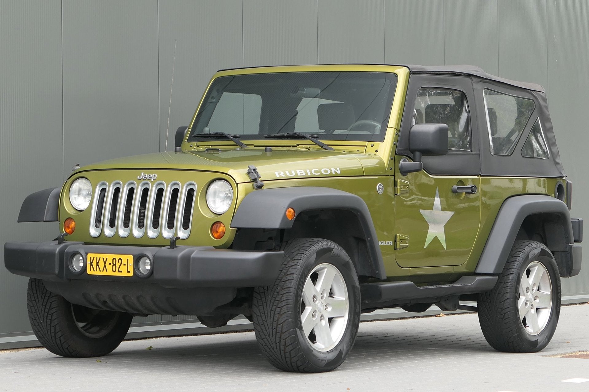 Jeep Wrangler 3.8 Rubicon Youngtimer Airco Cruise, Auto's, Stof, Gebruikt, Beige, Vierwielaandrijving