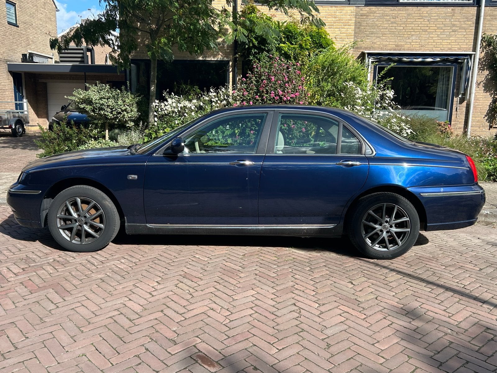 Rover 75 1.8 2005 Blauw, Auto's, Elektrische ramen, Stof, 4 cilinders, Blauw