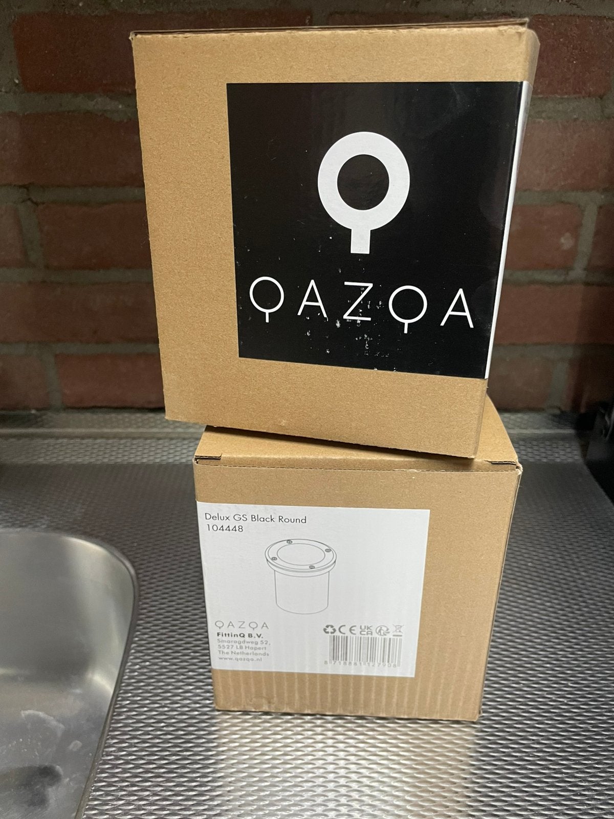 Qazqa grondspot delux - 2 stuks, Minder dan 50 watt, Nieuw, Ophalen of Verzenden, Netvoeding