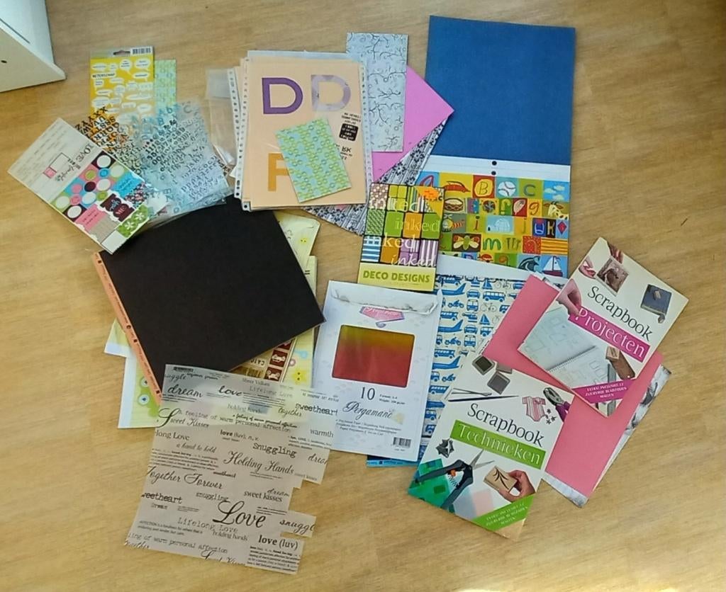 Scrap knutselspullen, Ophalen, Zo goed als nieuw, Frame of Mal