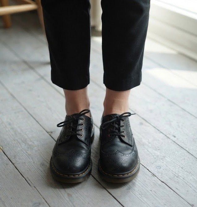 schoen dr. Martens, Schoenen met lage hakken, Verzenden, Zwart, Dr. Martens