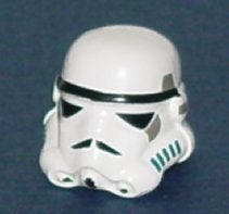 Lego White Minifigure, Headgear Helmet SW Stormtrooper, Gebruikt, Star Wars, Lego, Accessoire