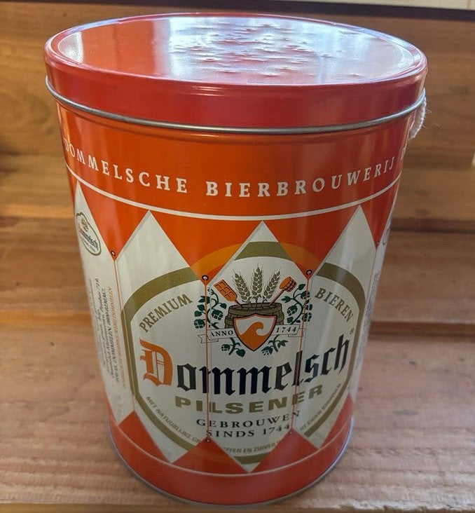Dommelsch trommel blik, Ophalen of Verzenden, Gebruikt, Overige