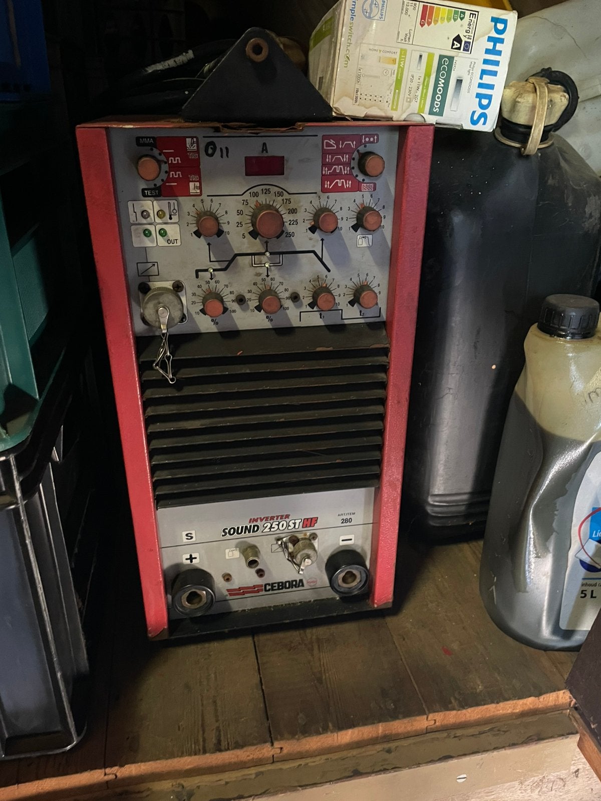 Cebora sound 250 st, Doe-het-zelf en Verbouw, Gereedschap | Lasapparaten, Ophalen, Zo goed als nieuw, Elektroden