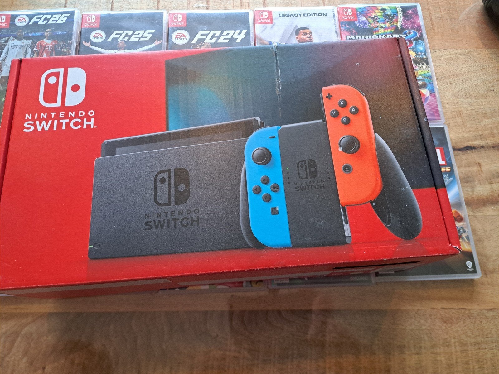 Nintendo Switch V2 met 8 spellen., Ophalen, Switch 2019 Upgrade