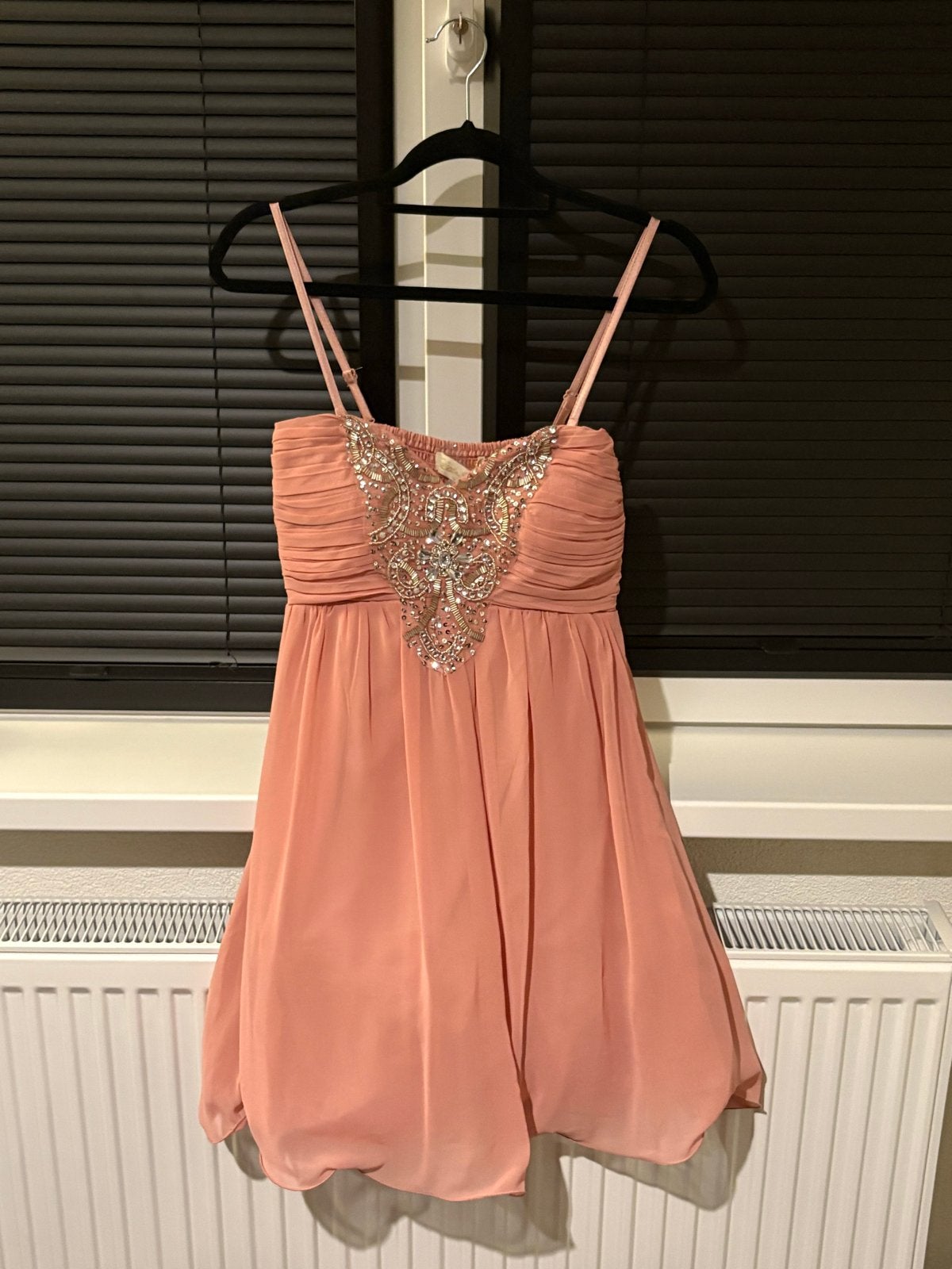 Little Mistress Roze Cocktailjurk met Kralen - Maat M, Kleding | Dames, Jurken, Maat 38/40 (M), Ophalen of Verzenden, Zo goed als nieuw
