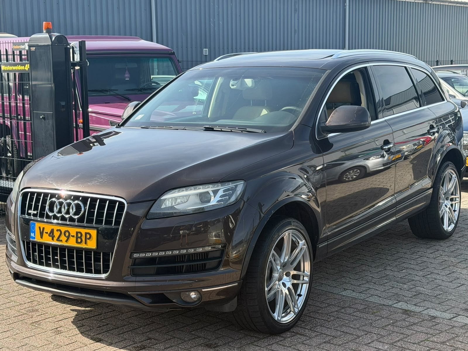 Audi Q7 3.0 TDI Quattro 2009 Facelift Grijs Kenteken Marge B, Auto's, Overige merken, Gebruikt, 11 km/l, Bedrijf
