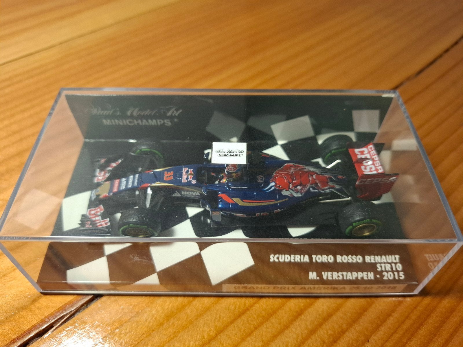 Max Verstappen Amerika GP 2015 STR10 1:43, Ophalen of Verzenden, Zo goed als nieuw, Auto, MiniChamps