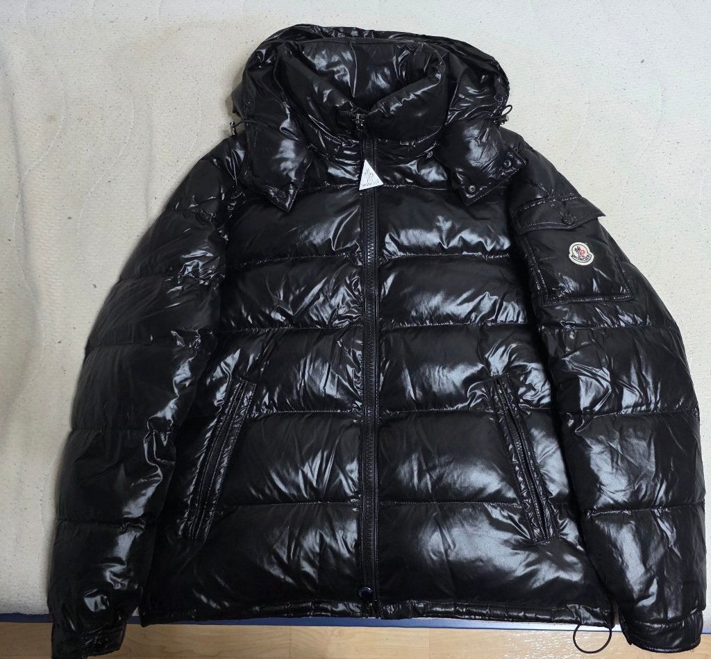 Moncler maya, Moncler, Maat 48/50 (M), Zwart, Ophalen of Verzenden