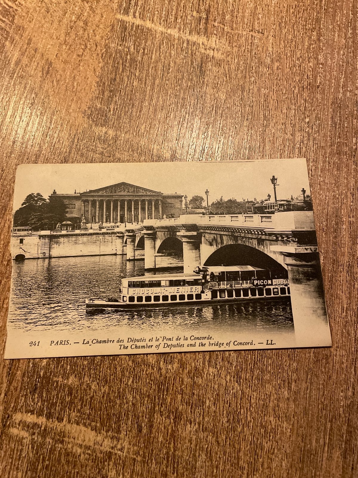 Oude Ansichtkaart Parijs: La Chambre des Députés en Pont de, Ophalen of Verzenden, Voor 1920, Gelopen, Frankrijk