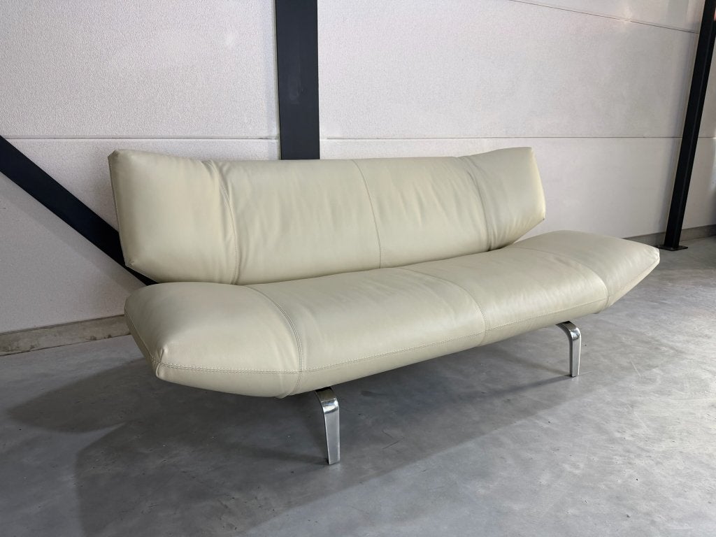 Leolux Devon 2,5-zits bank - Wapiti leder Alba, Huis en Inrichting, Ophalen, 150 tot 200 cm, 75 tot 100 cm, Rechte bank