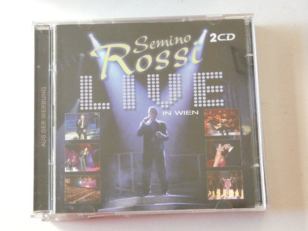 Semino Rossi – Live In Wien 2cd, Verzenden, Gebruikt