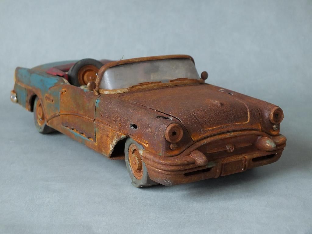 Buick Century convertible 1955 schuurvondst 1:18, Hobby en Vrije tijd, Modelauto's | 1:18, Ophalen of Verzenden, Gebruikt, Overige merken