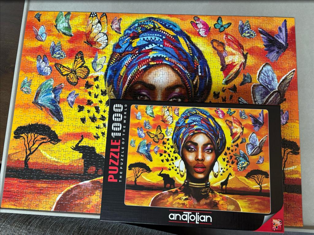 Anatolian puzzel africa 1000 st zgan, Ophalen, 500 t/m 1500 stukjes, Zo goed als nieuw