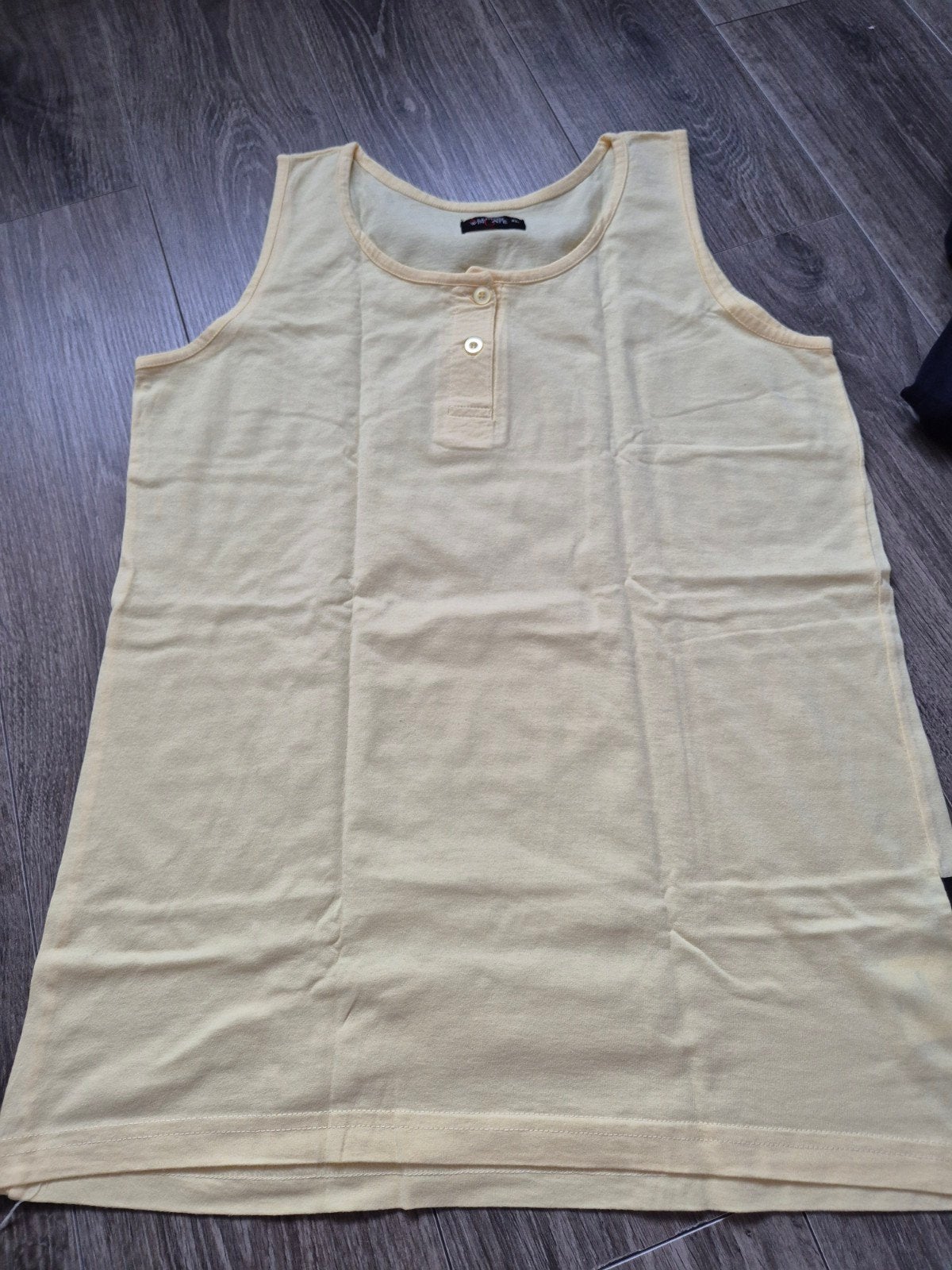 Allison WinGate mouwloze top, maat XL, lichtgeel, Allison WinGate, Geel, Maat 46/48 (XL) of groter, Ophalen of Verzenden