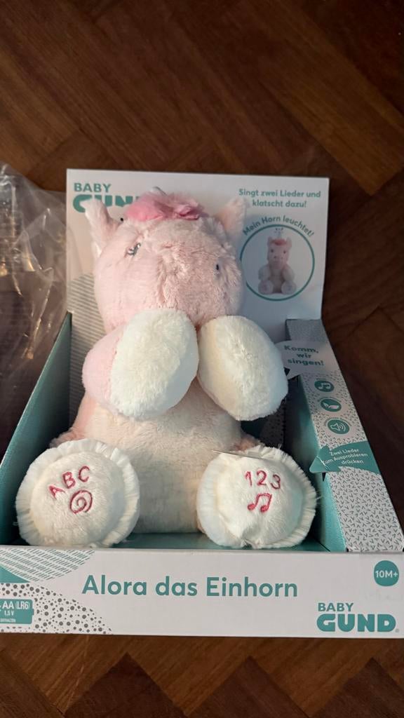 Alora das Einhorn - Interactief Duits Speelgoed, Nieuw, Ophalen of Verzenden, Roze, Interactief