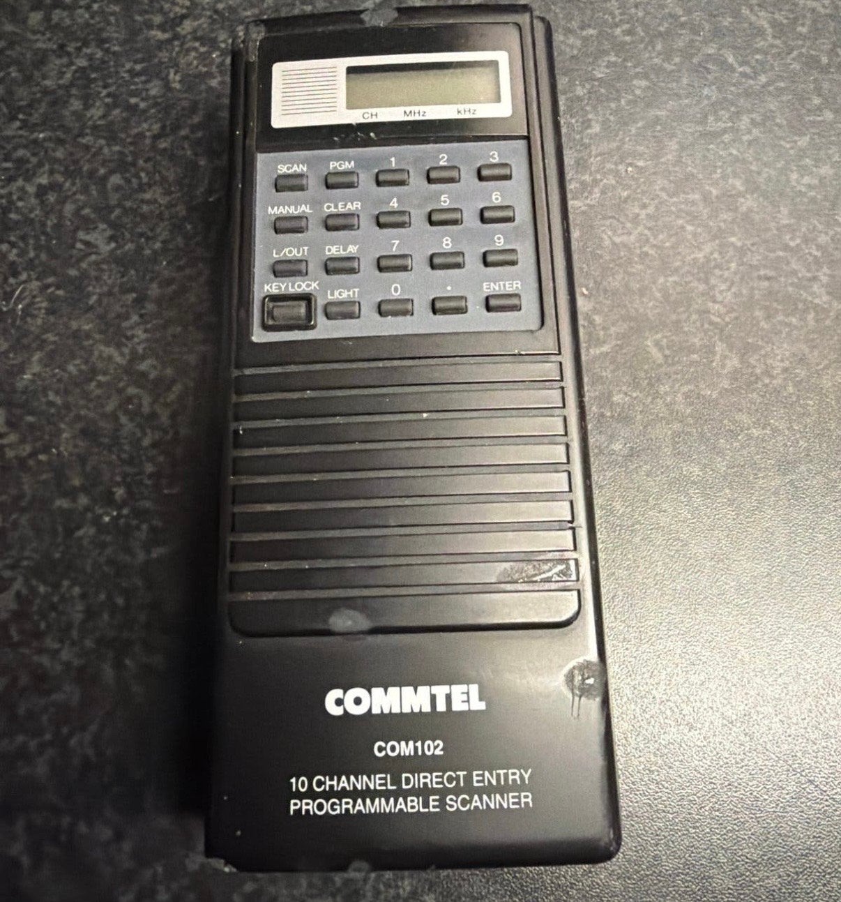 Commtel COM102 10-kanaals programmeerbare scanner, Ophalen of Verzenden, Gebruikt, Minder dan 30 kanalen, Draagbaar