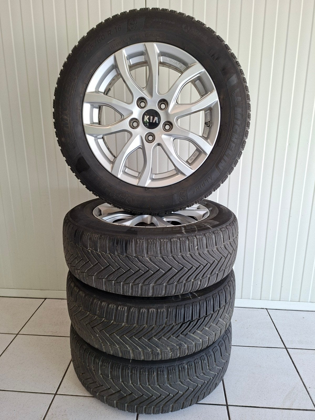 LM velgen met winterbanden voo Kia Niro incl tpms, Auto-onderdelen, Banden en Velgen, Ophalen, Gebruikt, 16 inch, Banden en Velgen