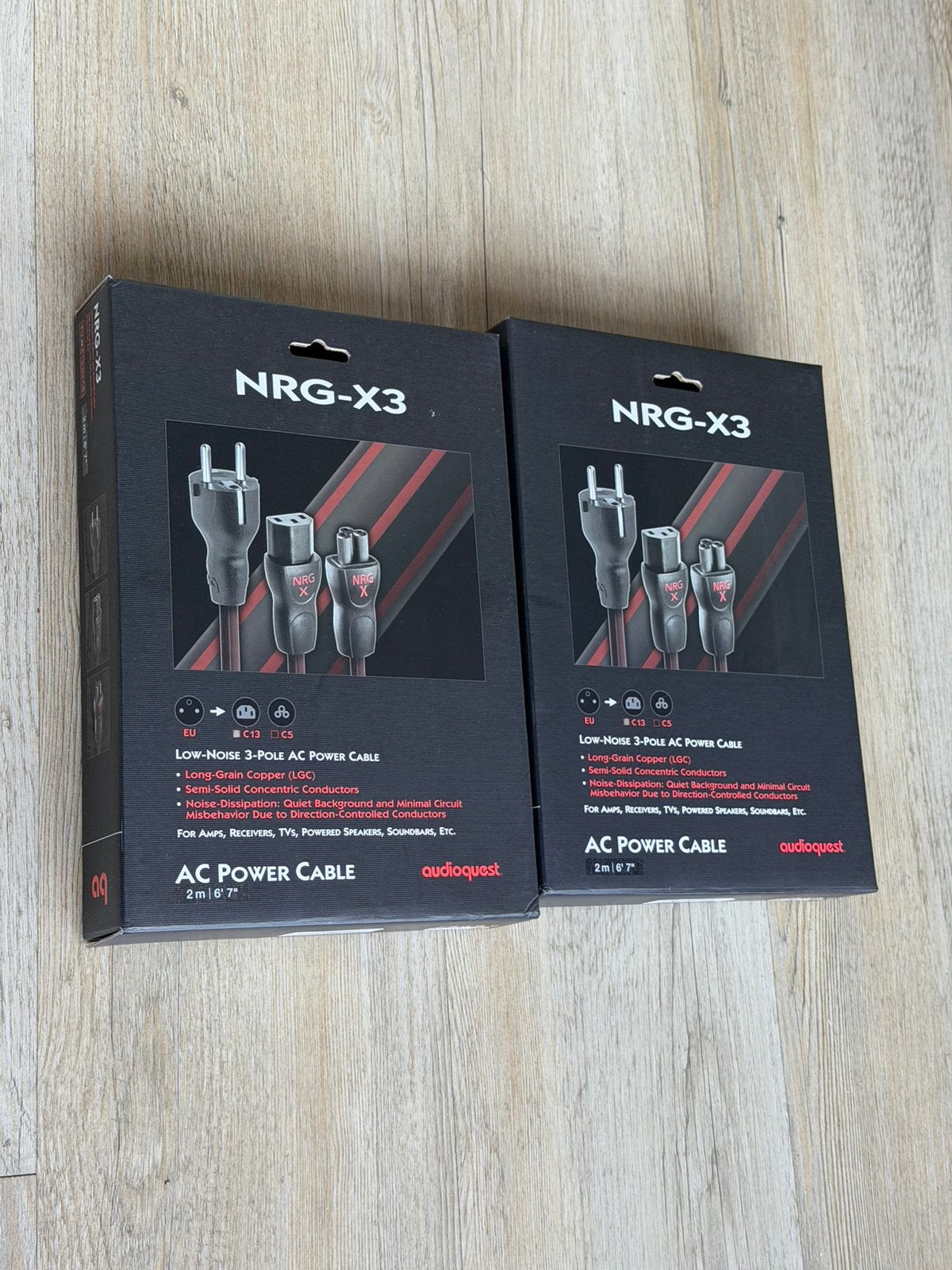 Audioquest NRG-X3 2m, Ophalen of Verzenden, Zo goed als nieuw