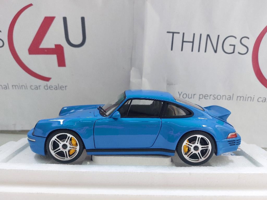 Almost Real 1:18 Porsche 911 RUF SCR 2018 Mexico Blue nieuw, Ophalen of Verzenden, Nieuw, Auto, Overige merken