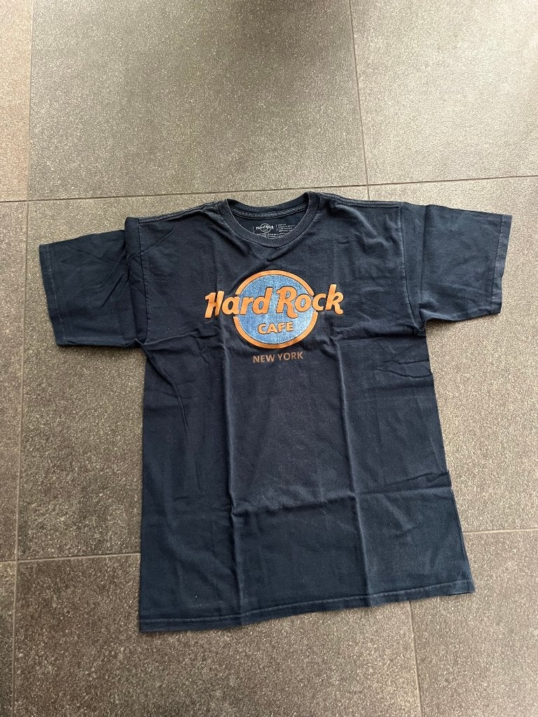 Tshirt T-shirt Hard Rock Cafe New York medium, Ophalen, Maat 48/50 (M), Zwart