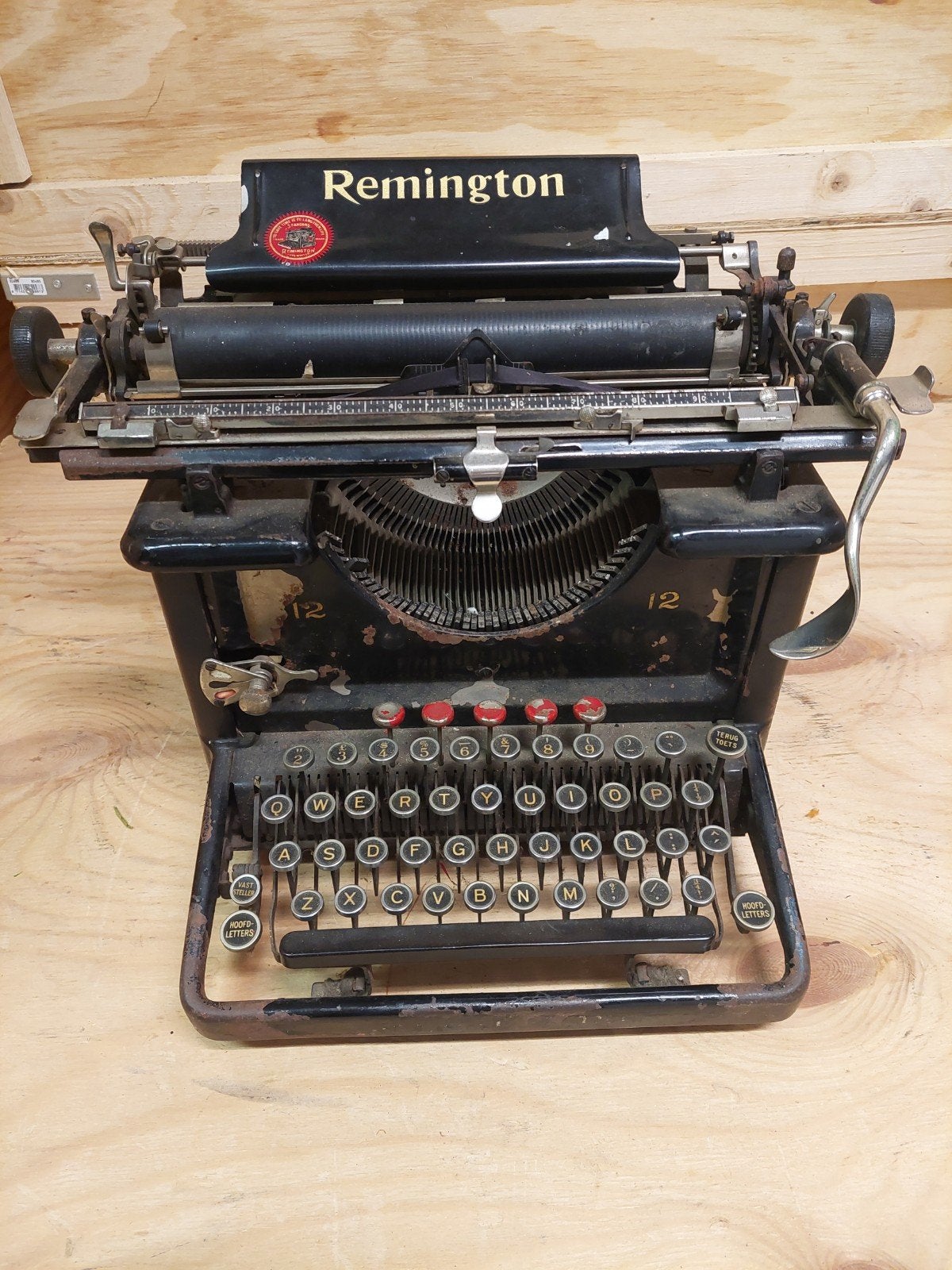 Antieke typemachine Remington, Diversen, Ophalen, Gebruikt