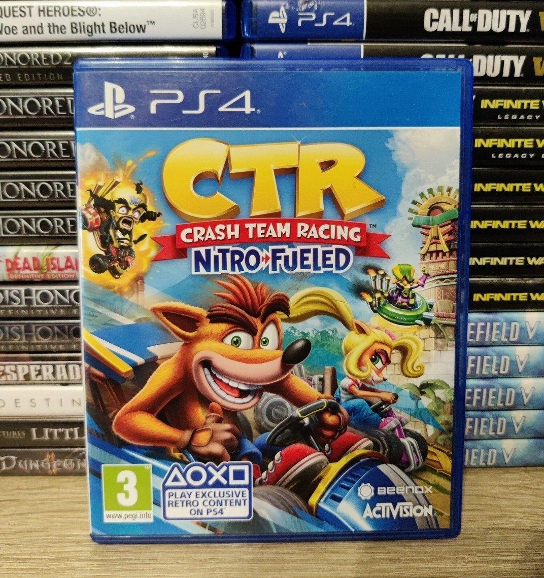 crash team racing playstation 4, J, 1 speler, Ophalen of Verzenden, Zo goed als nieuw