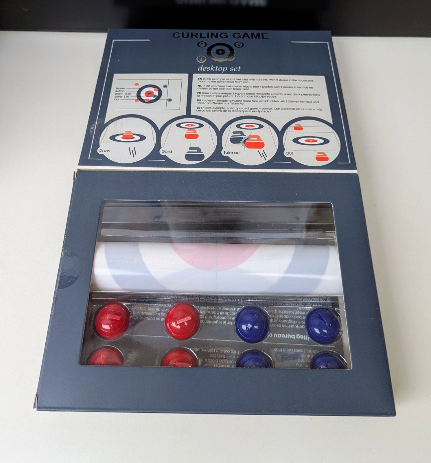 Mini curlingspel, Vijf spelers of meer, Ophalen of Verzenden, Zo goed als nieuw