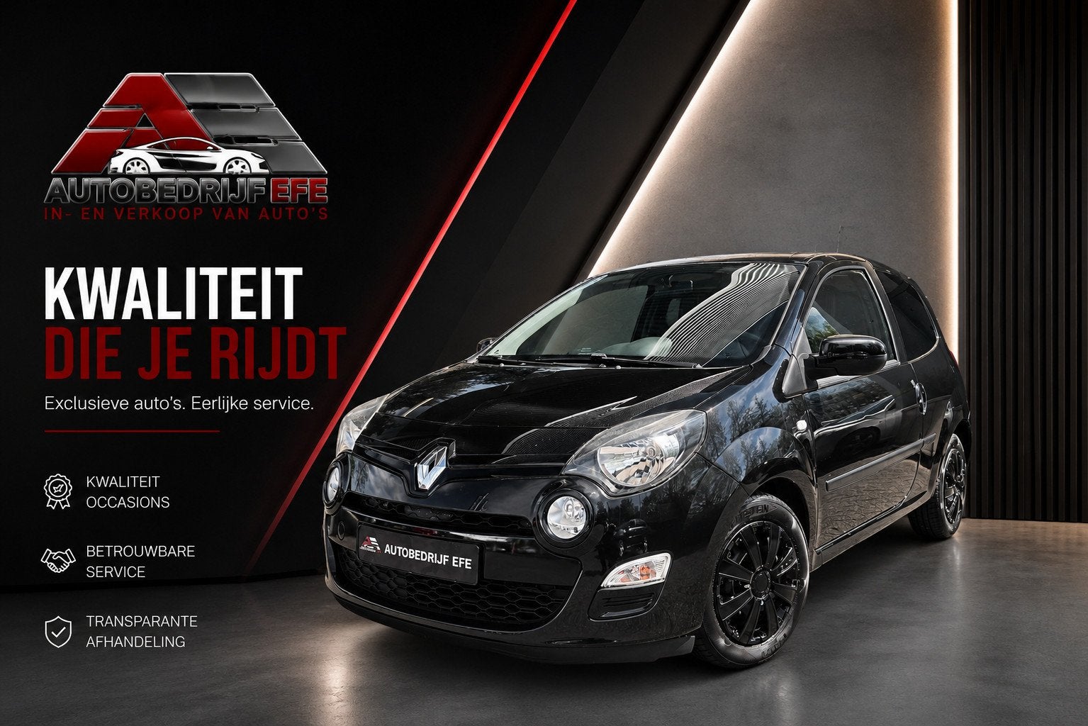 Renault Twingo 1.2 16V Collection Airco*Sport*Isofox, Auto's, Voorwielaandrijving, Gebruikt, Zwart, 4 cilinders