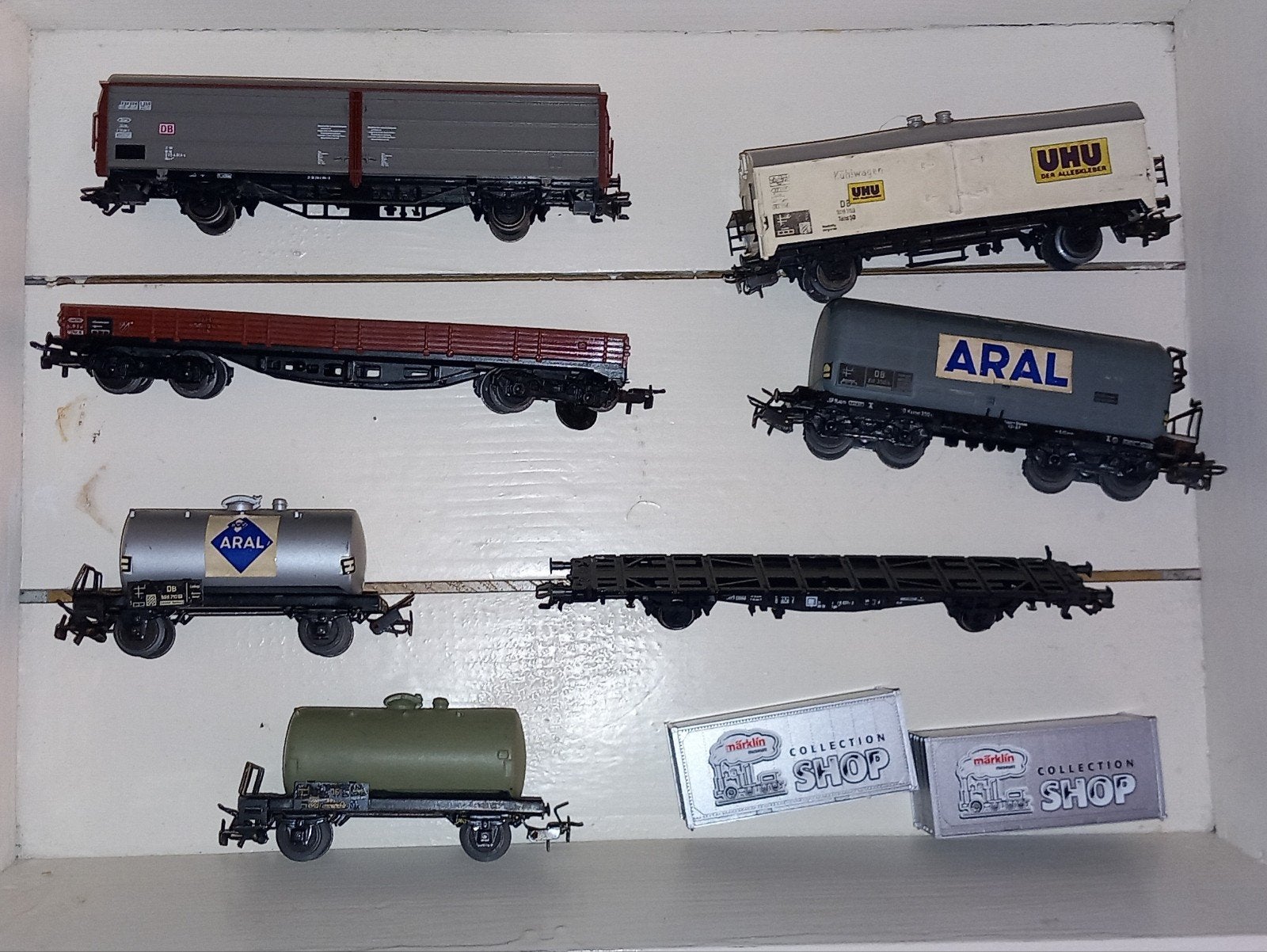 Te koop  marklin  stoomtender lok + 20 wagons ho Wisselstroo, Wisselstroom, Verzenden, Märklin, Gebruikt