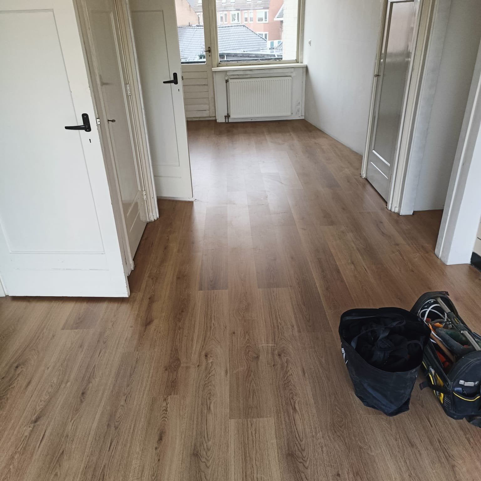 laminaat leggen vloer Klik pvc visgraat, Huis en Inrichting, Stoffering | Vloerbedekking, Ophalen of Verzenden, Nieuw, 75 m² of meer