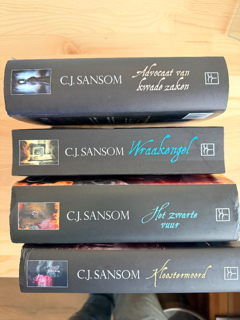 4 Boeken van C.J. Sansom, Gelezen, Europa overig, Ophalen of Verzenden, C.J. Sansom