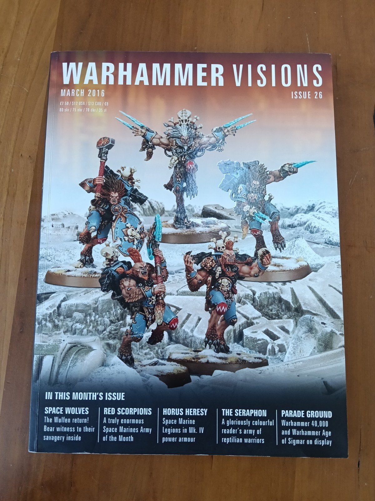 Warhammer Visions Issue 26 - Maart 2016, Ophalen of Verzenden, Zo goed als nieuw, Warhammer, Boek of Catalogus