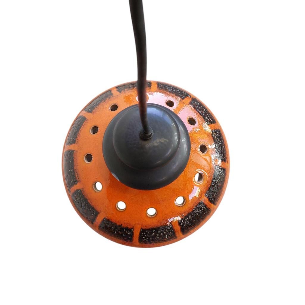 Vintage keramiek hanglamp, Huis en Inrichting, Lampen | Hanglampen, Ophalen, Overige materialen, Gebruikt, Onbekend
