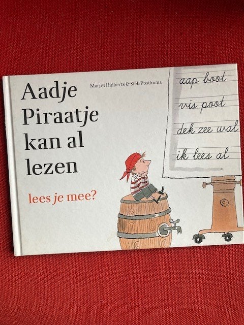 Aadje piraatje kan al lezen - Marjet Huiberts, Boeken, Gelezen, 5 of 6 jaar, Fictie algemeen, Jongen of Meisje