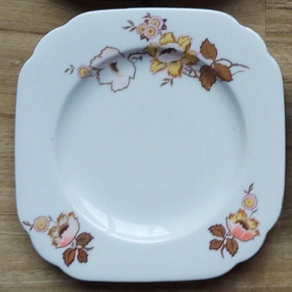 set van 6 bordjes, gebaksbordjes van Thun Bohemia - samen:, Ophalen of Verzenden