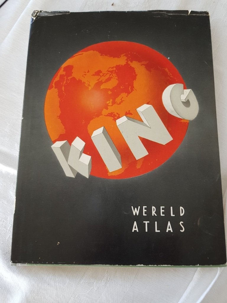 King Wereldatlas, Gelezen, Overige atlassen, Verzenden, 1800 tot 2000