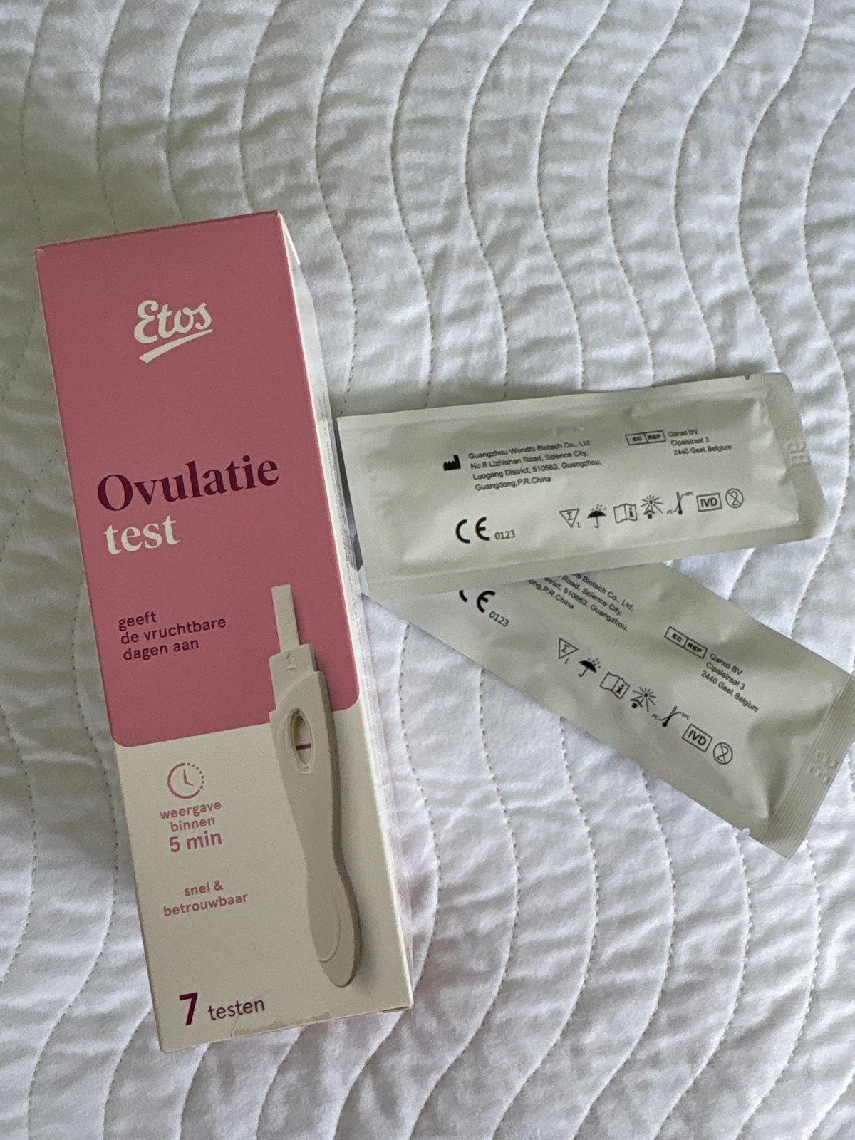 Etos Ovulatietest - 2 testen, Ophalen of Verzenden, Nieuw, Overige typen