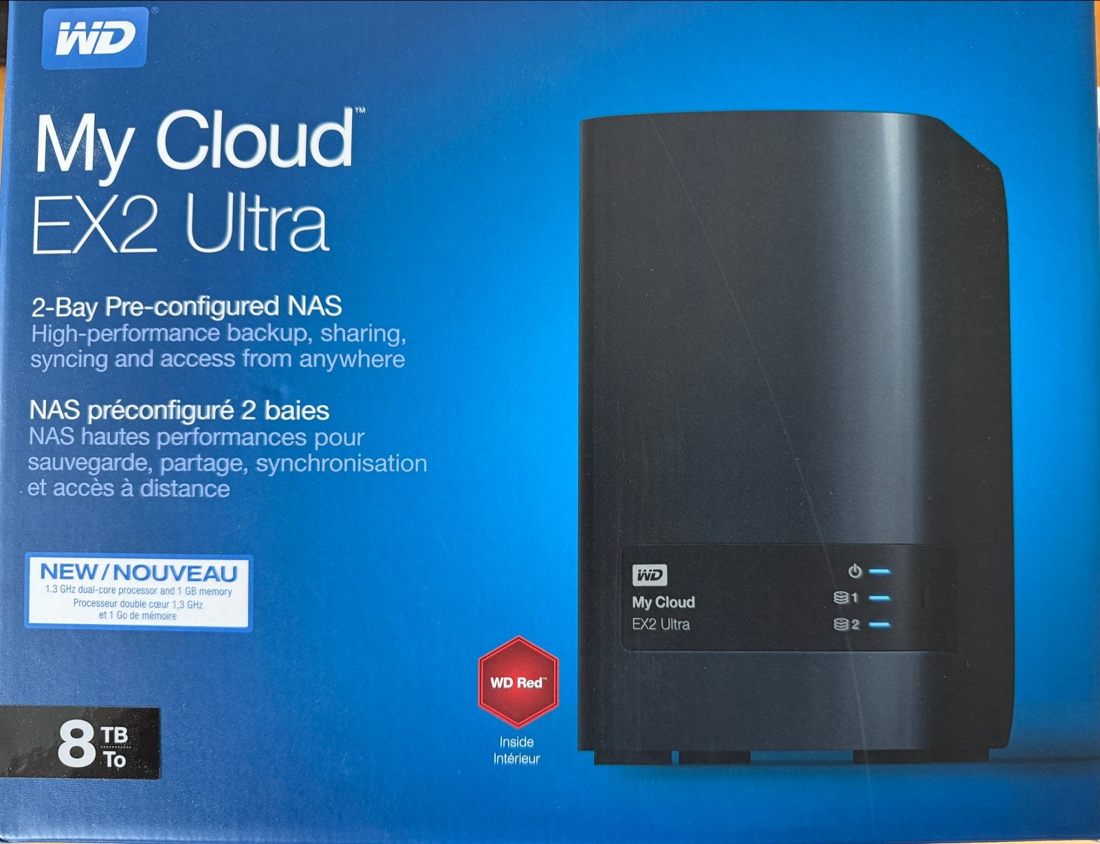 WD My Cloud EX2 Ultra 8TB NAS (2  4TB WD Red), Computers en Software, NAS, Nieuw, Ophalen of Verzenden