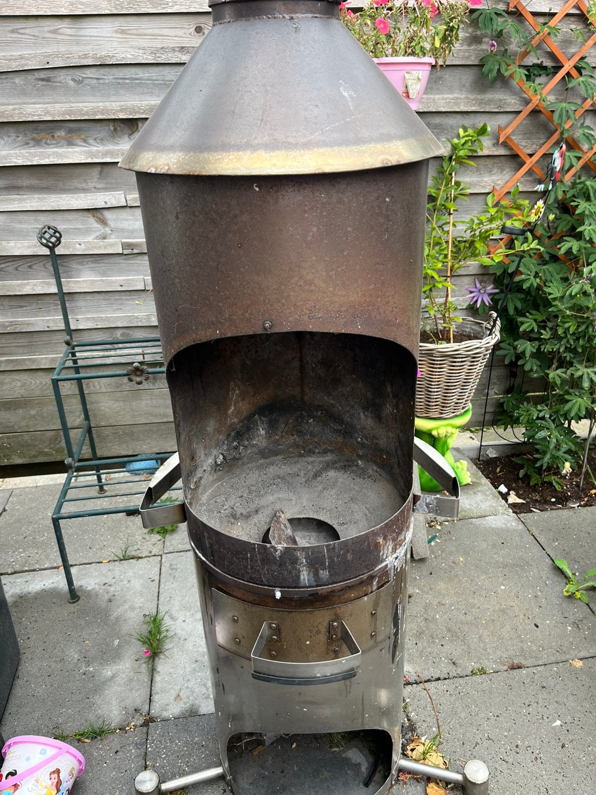 Allesbrander met schuifla voor het as, Ophalen, Gebruikt