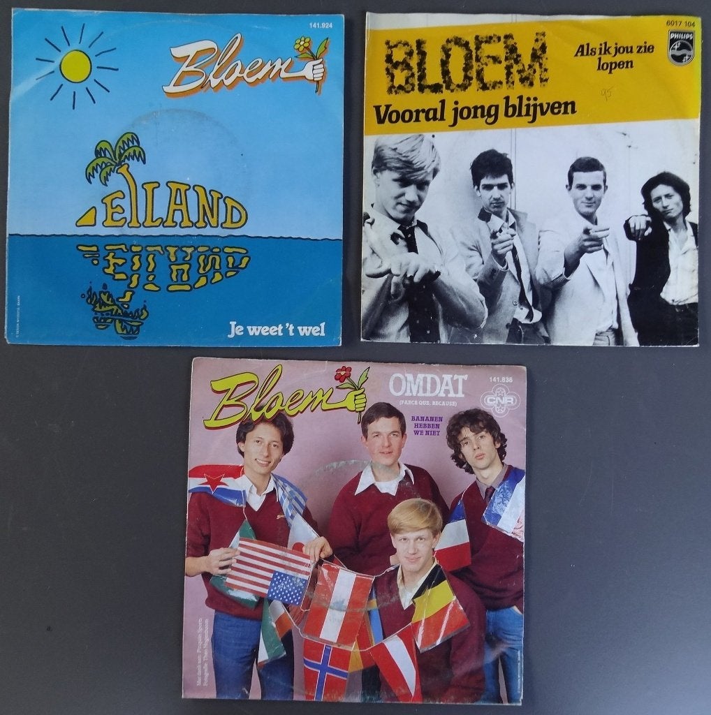 3x Singletjes 45 toeren van    BLOEM    (Joost Timp), 7 inch, Ophalen of Verzenden, Zo goed als nieuw, Overige typen
