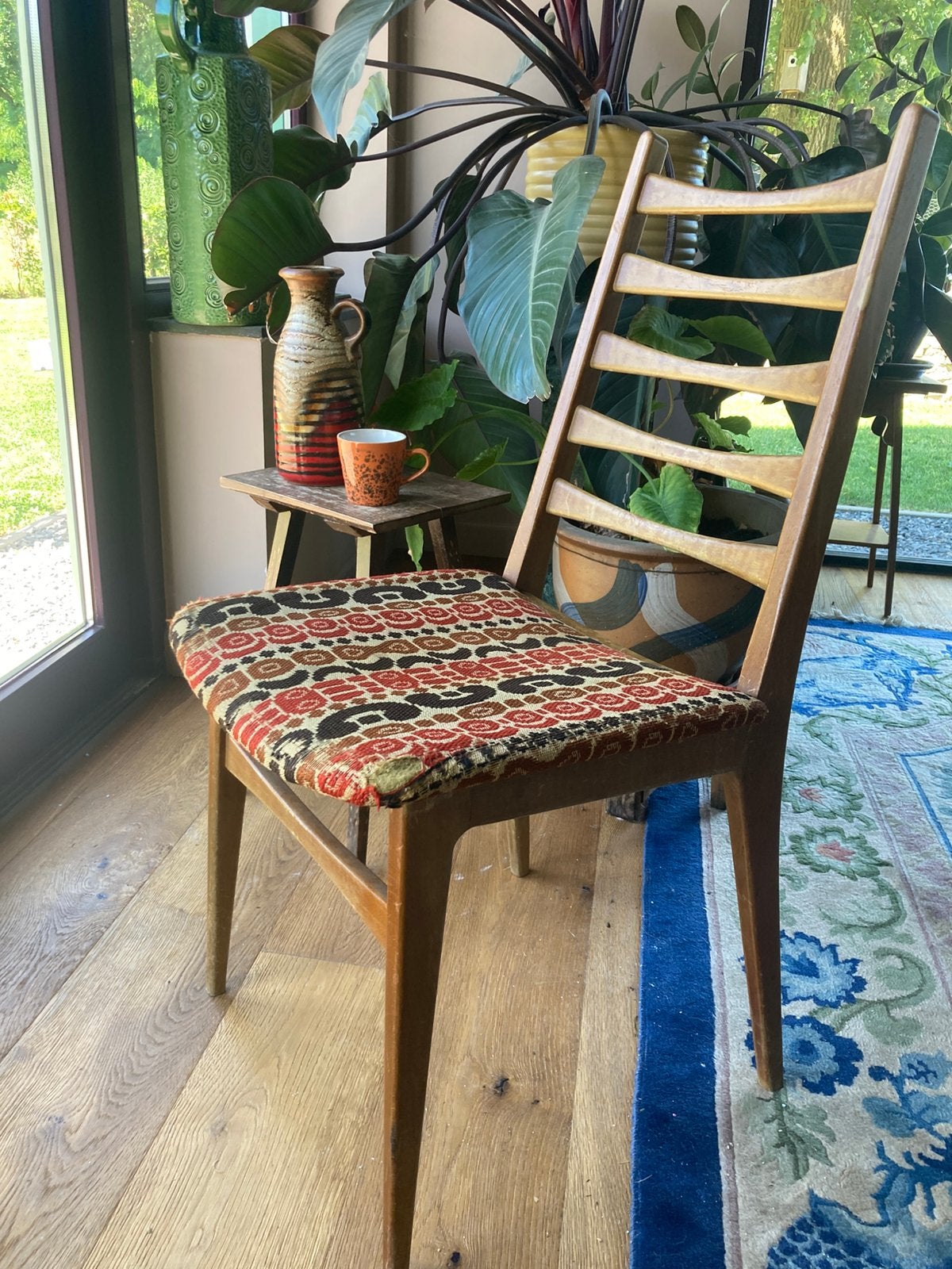 Vintage ladderstoel “Wenzel Germany ‘70” design, Ophalen
