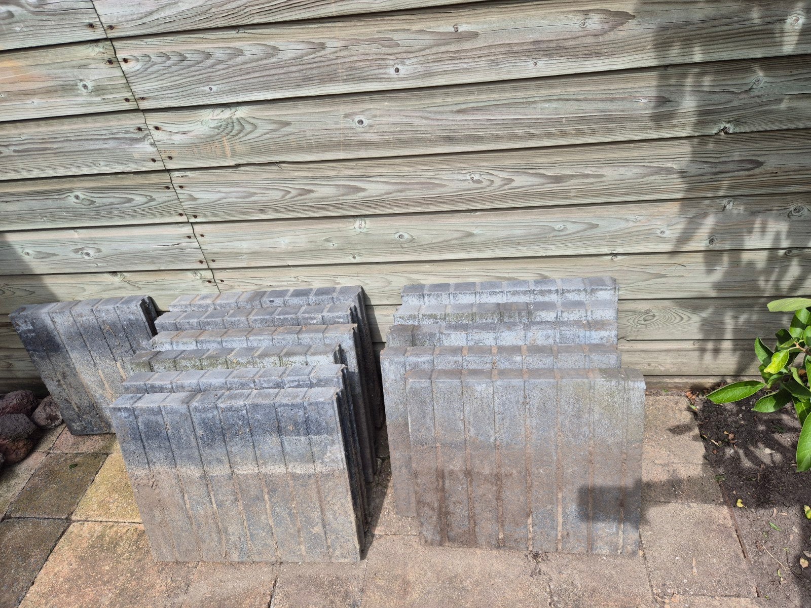 Beton palissades quadroband, Ophalen, Minder dan 100 cm, Minder dan 25 cm
