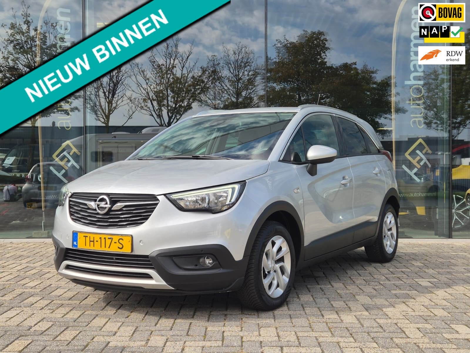 Opel Crossland X 1.2 Turbo Innovation, Auto's, Dealer onderhouden, Gebruikt, 1199 cc, 49 €/maand