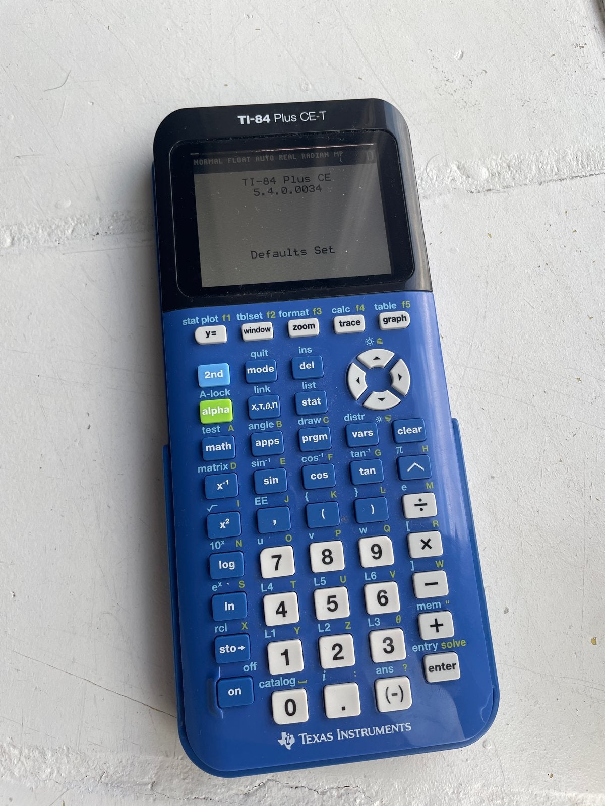 Texas instruments TI-84 plus CE-T, Ophalen of Verzenden, Grafische rekenmachine