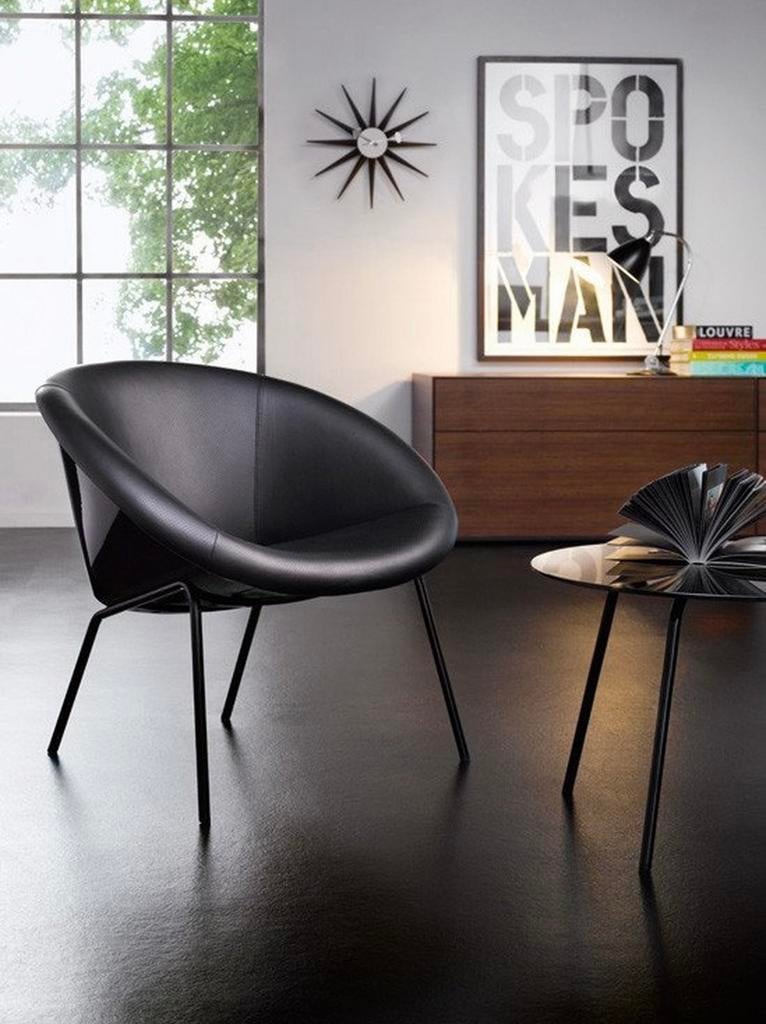 Walter Knoll 369 clubfauteuils limited edition (black), Ophalen, Nieuw, Kunststof, 50 tot 75 cm